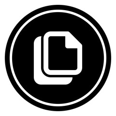 Content Circular line icon