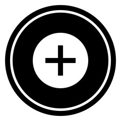 Plus Circular line icon