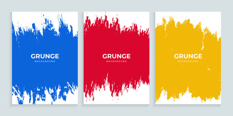 Grunge background in multicolor, Grunge cover design