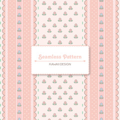 Cute floral seamless pattern