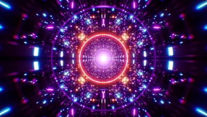 multi colored glittering music vj background