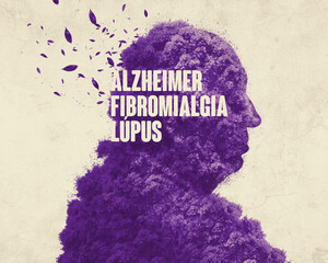 Fevereiro Roxo Alzheimer Fibromialgia Lúpus Câncer Doença Conscientização Idoso Saúde...