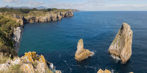 Hell Cliffs Coastal Path, Acantilados del Infierno Trail in Asturias, Spain