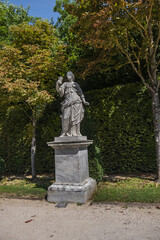 Fototapeta premium Antique sculpture in Gardens of Versailles palace. Versailles, France.