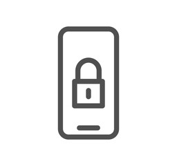 Locks related icon outline and linear vector.