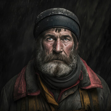 Russian Worker Portrait