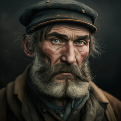 Russian Worker Portrait