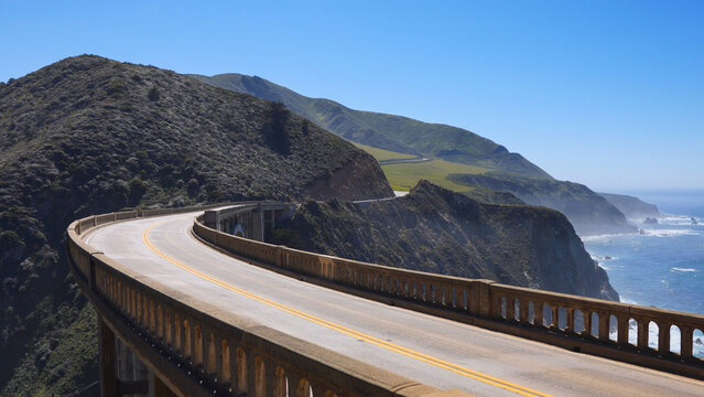 Bixby Bridge on Highway 1 in Big Sur, California