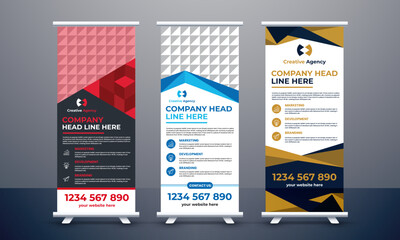 Corporate Roll Up Banners Designs
