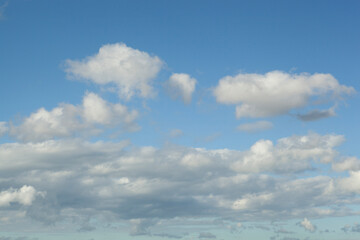 blue sky with clouds