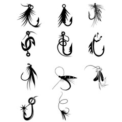 Fish Hook SVG, Fish Hook Bundle SVG, Fish Hook SVG