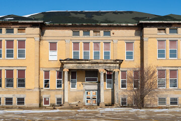 Abandoned school.