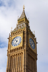Fototapeta na wymiar Big ben clock Elizabeth tower London