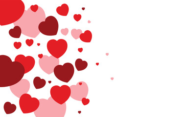 Sfondo, san Valentino, cuori