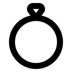 Diamond Ring line icon