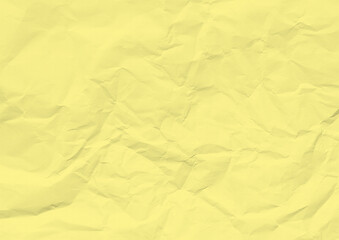 Folded paper texture. Yellow background