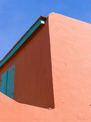 vue architecturale sur l'île de Gorée, Dakar, Sénégal, Afrique