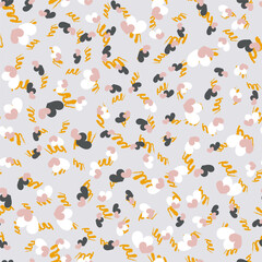 Seamless pattern with hearts for Valentine's Day