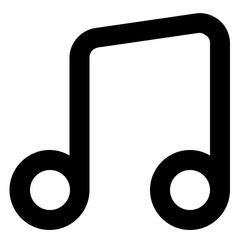 Music Note line icon