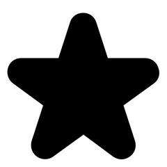 Star glyph icon