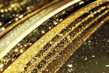 abstract background with gold glitter, jeweler 