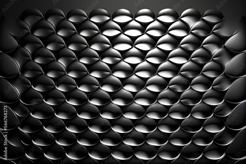Poster a black and white photo of an abstract background with circles and lines on it, with a black backgro
