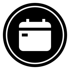 Calendar Circular line icon