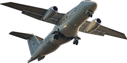 airplane isolated on white background