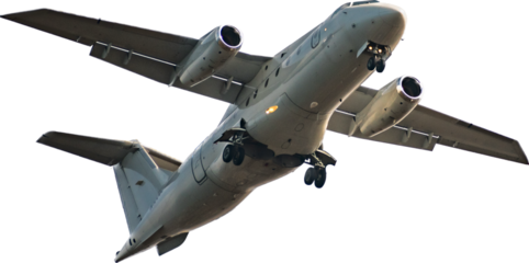 airplane isolated on white background