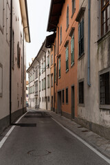 Fototapeta premium medieval city in Italy at sunny day