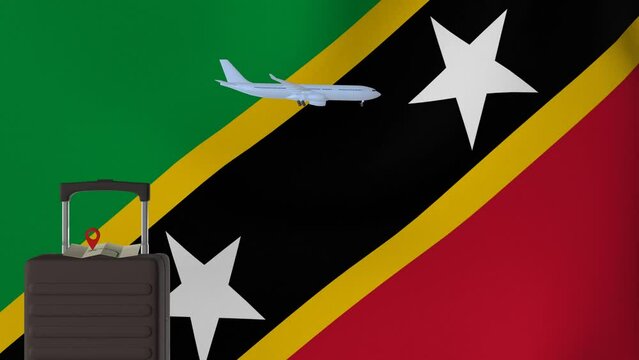 Animation Travel to  -Saint Kitts and Nevis
