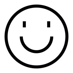 Laugh Face line icon