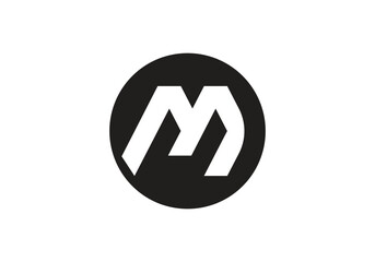 this is a letter m icon design