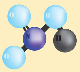 Chemical Molecular formula of nitric acid