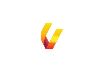 this is letter V icon design for your company