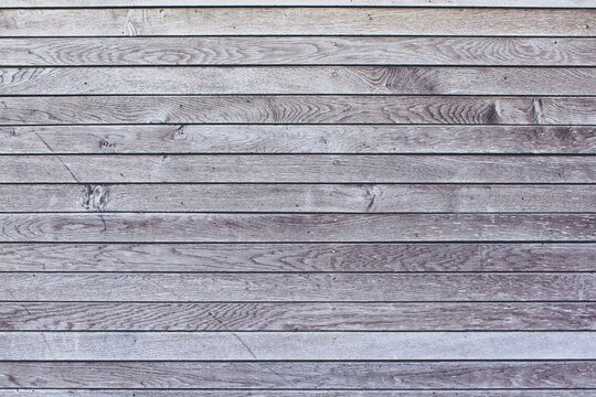 Old Brown Wood Planks Texture - Overhead View