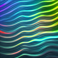 Abstract Waves Background Neon "Generative AI"