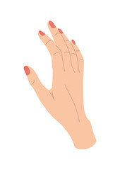 Obraz premium Female Hand with Nail Polish
