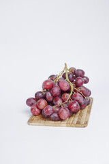 fresh grape fruit isolated on white 