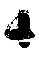 Rough Messy Dirty Print Mono Type Font Graphic