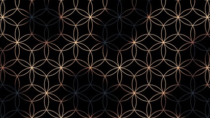 flower of life pattern 3d illustration, spirituality background can be used to represent buddhism, yoga or meditation