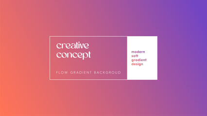 Modern soft gradient design. Gradient flow background. Beautiful abstract vector background of gradient shapes for sign, invitation, leaflet, flyer and more.