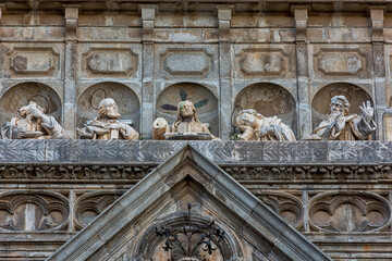 Detalle Puerta del Perdón, Catedral de Toledo, San Ildefonso,España