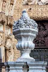 Fototapeta premium Detalles en la Catedral de Toledo, España