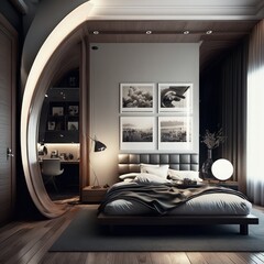 Chambre à coucher confortable
