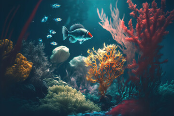 Underwater fauna 