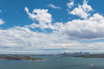 Fototapeta na wymiar Panoramic views of Sydney