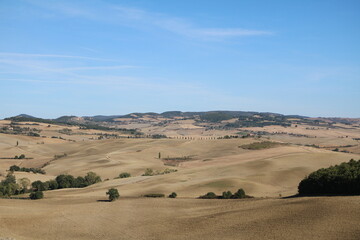 The Val d'Orcia in summer inTuscany, Italy
