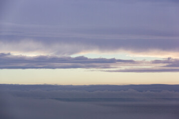 Cloudscapes in the sea