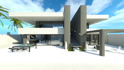 プール付き住宅